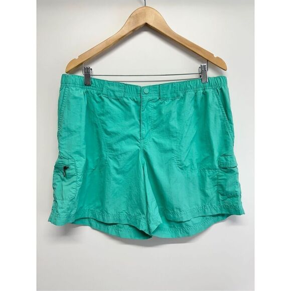 Columbia Shorts Mens Performance Fishing Gear Green Size Large‎ 6” - Picture 1 of 9